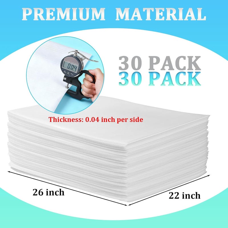 APOCHON 30Pack Large Foam Pouches 22x26 Inch, Cushion Foam Wrap Pouches for Fragile Items, Packing Supplies for Dishes, Books, Photo Frames and Canvas Artwork, Plate Packing Sleeves for Moving - Image 2